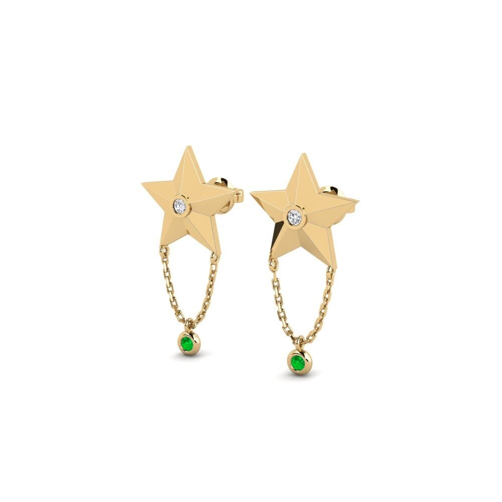 Emerald Women's Earring Hirili - B