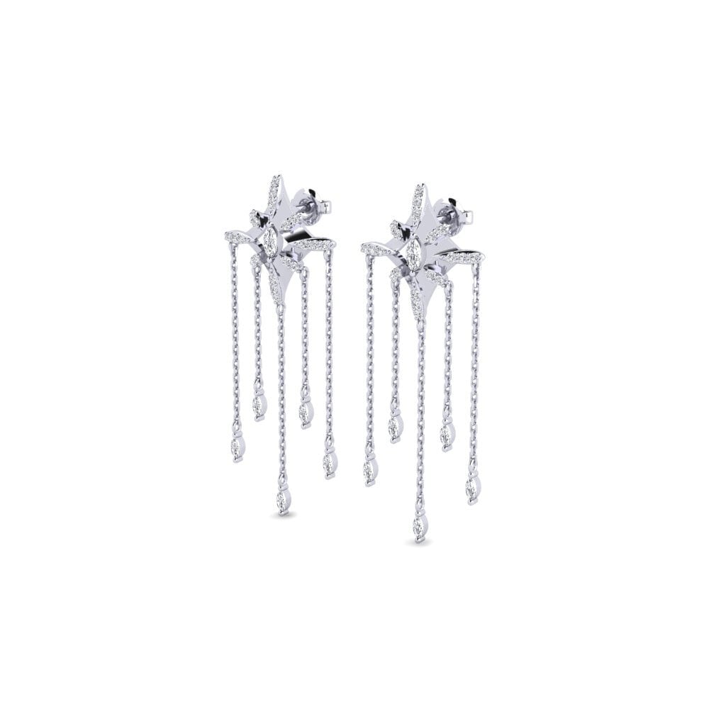 950 Palladium Women's Earring Kannus