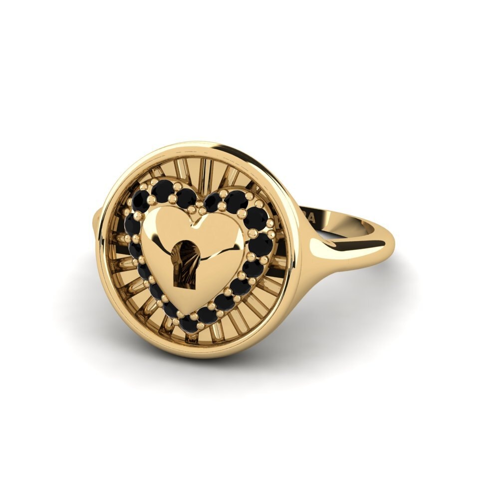 Zafiro negro Anillo Kekancan