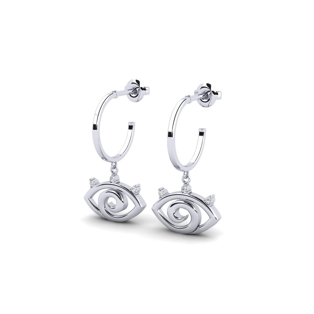 950 Palladium Women's Earring Kongsuinger