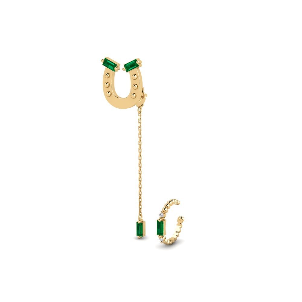 emerald-zirconia Women's ต่างหู Lohja - SET