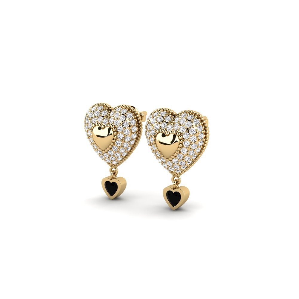 Black Diamond Women's Earring Mansa