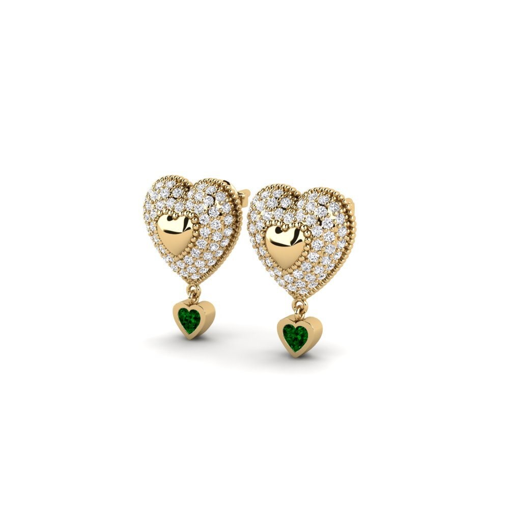 emerald-zirconia Women's ต่างหู Mansa
