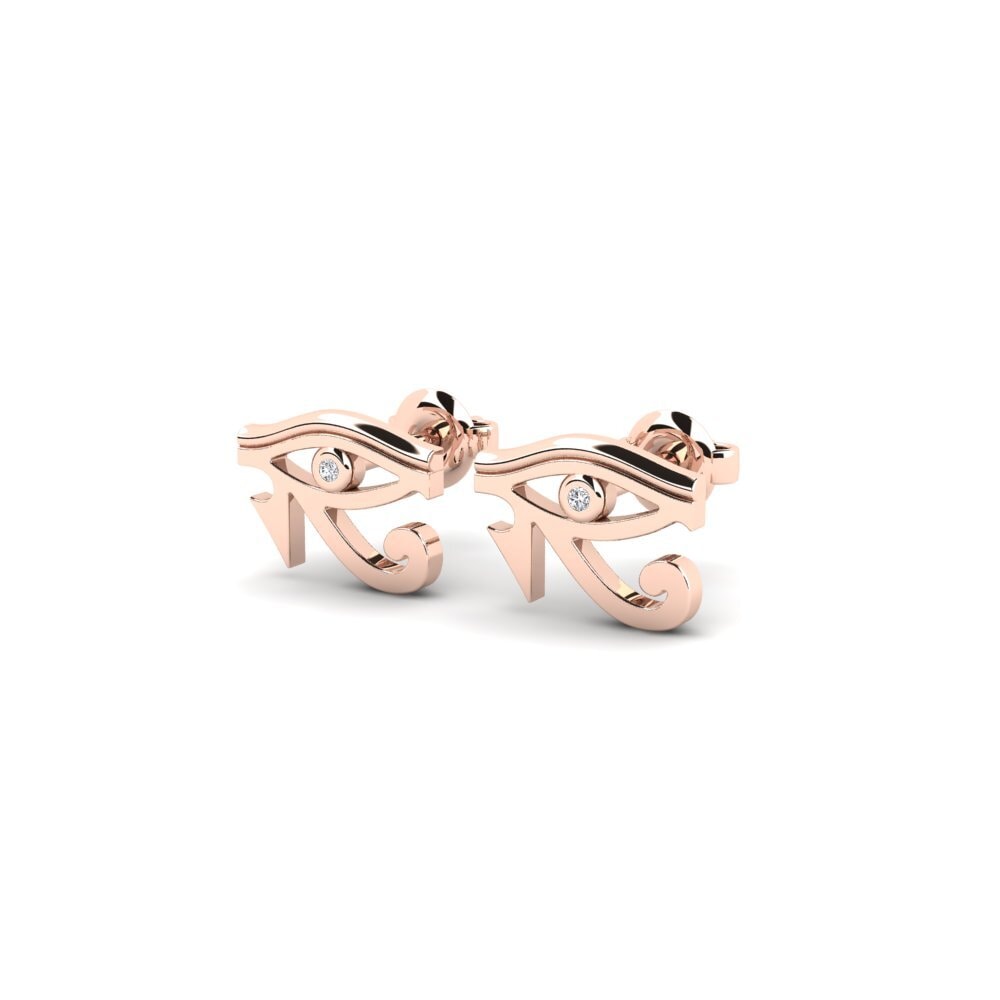 9ct Rose Gold Women's Earring Masvingo - B