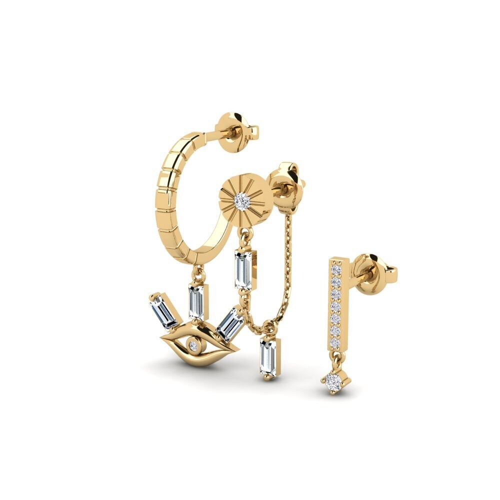 diamond-zirconia Women's ต่างหู Merto - SET