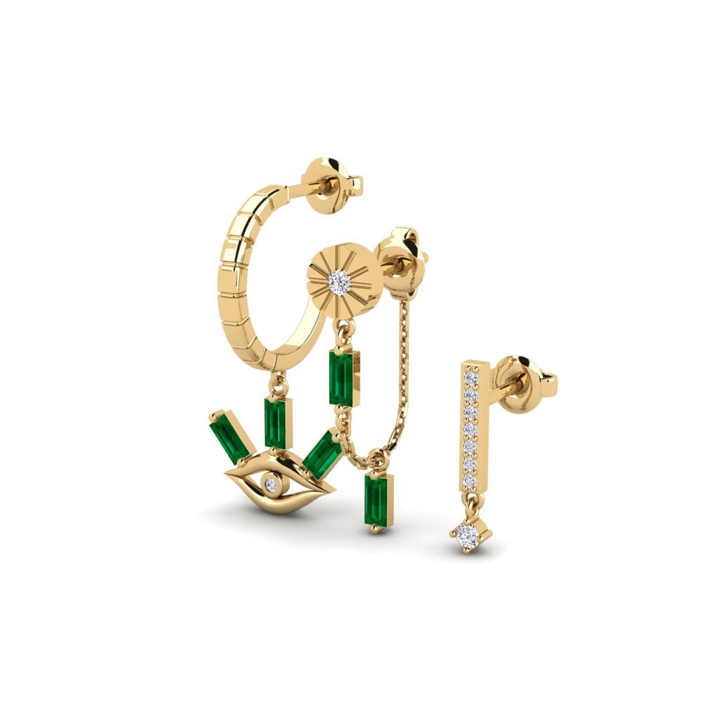 emerald-zirconia Women's ต่างหู Merto - SET