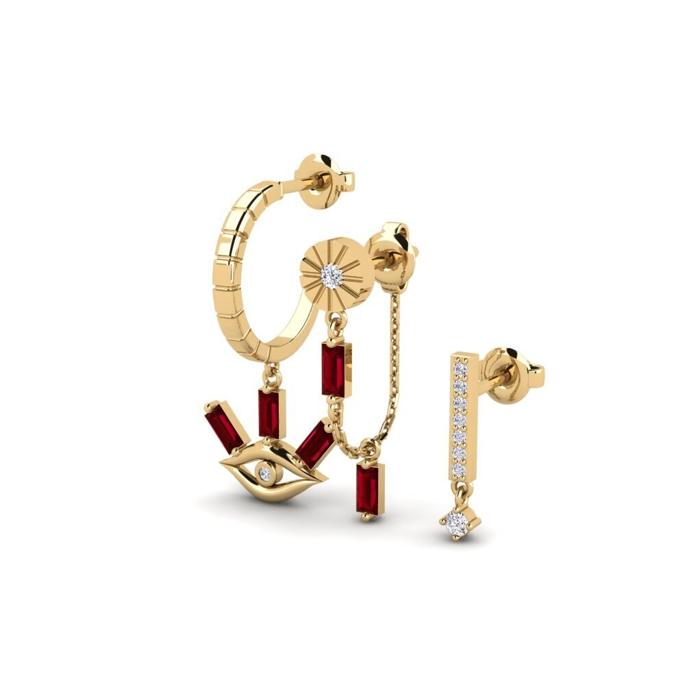 ruby-zirconia Women's ต่างหู Merto - SET