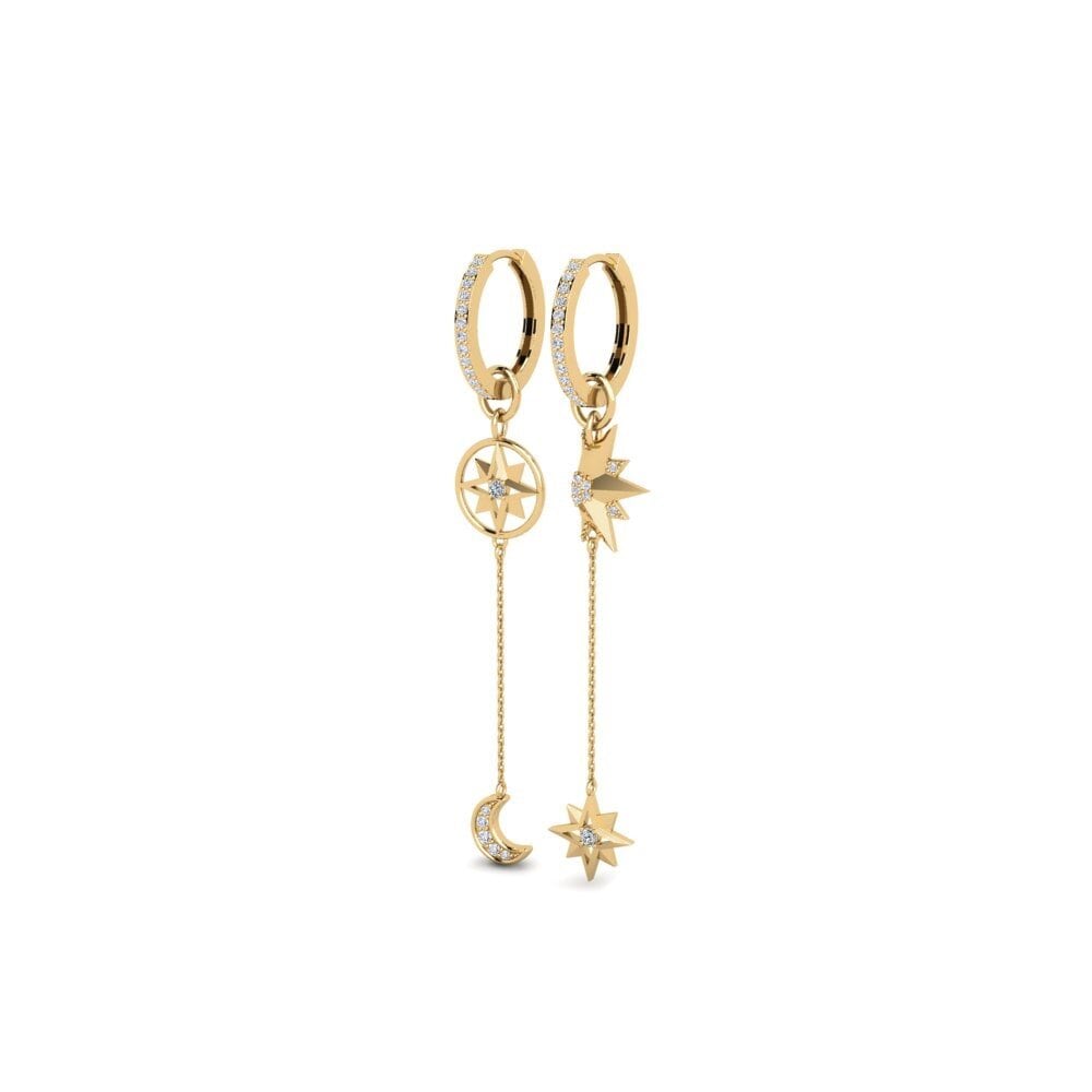 diamond-zirconia Women's ต่างหู Nekheb