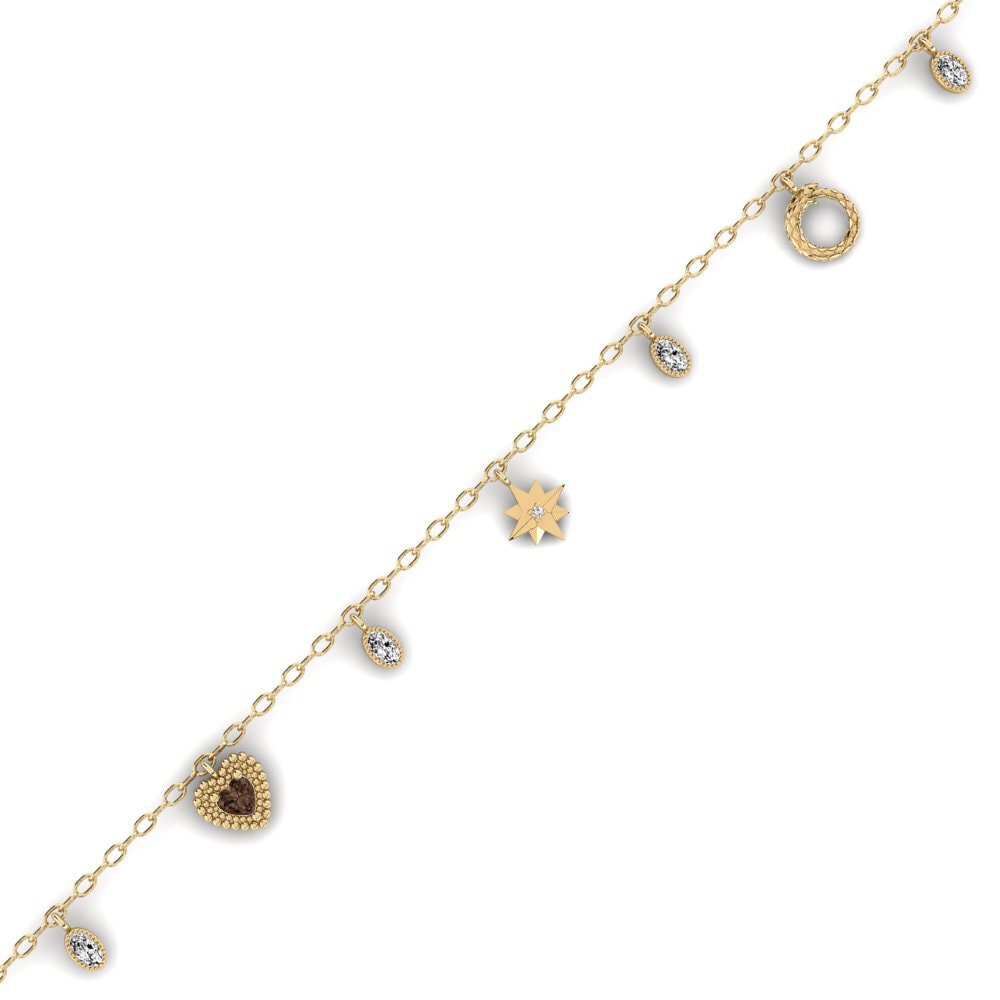 Smoky Quartz Women's Anklet Peekskill
