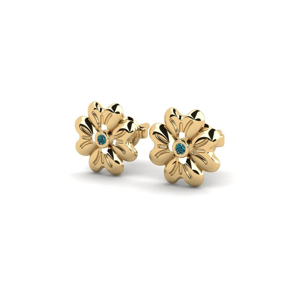 Blue Diamond Women's Earring Polan
