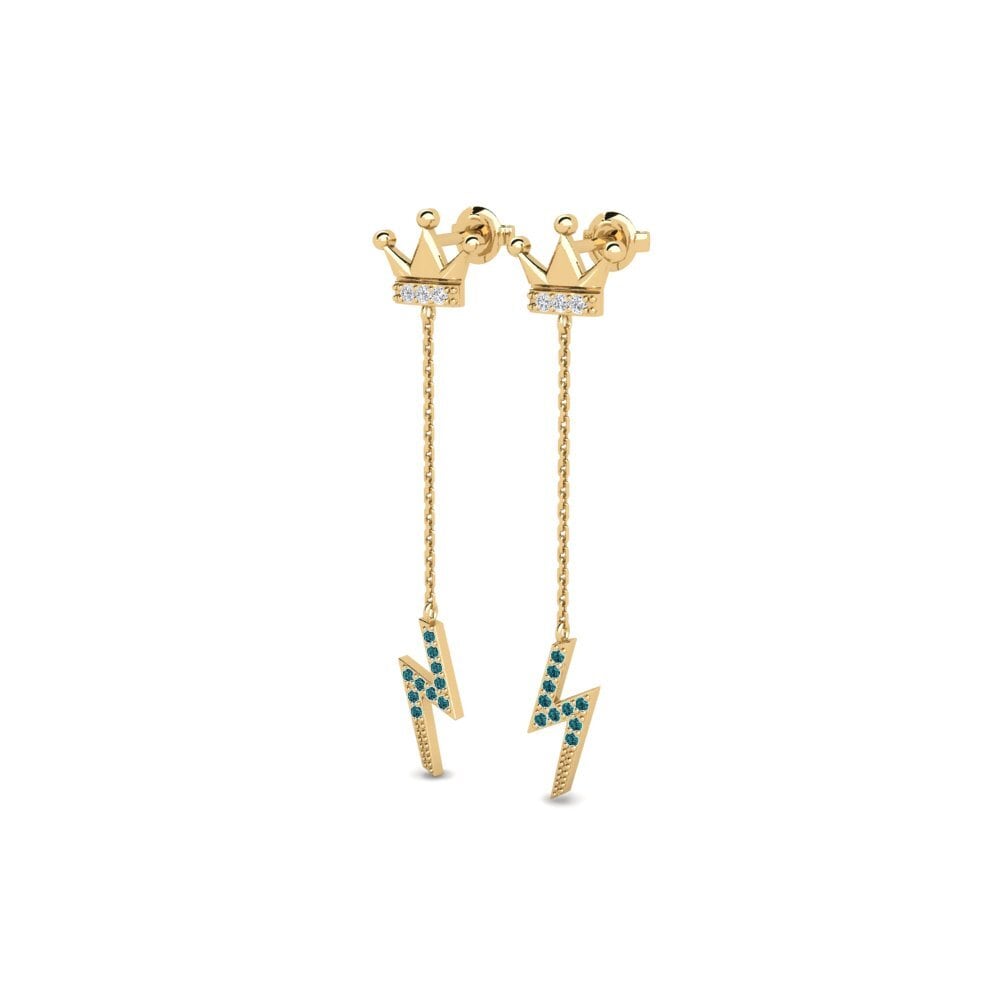 Blue Diamond Women's Earring Tacksam