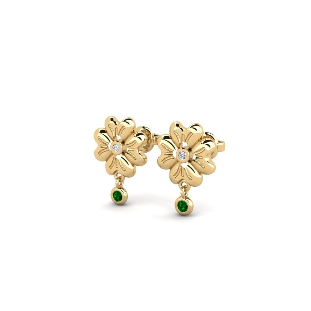 emerald-zirconia Women's ต่างหู Teplice - B