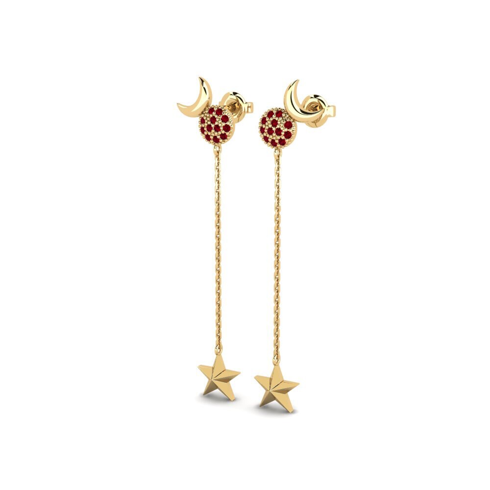 ruby-zirconia Women's ต่างหู Tulosy - B