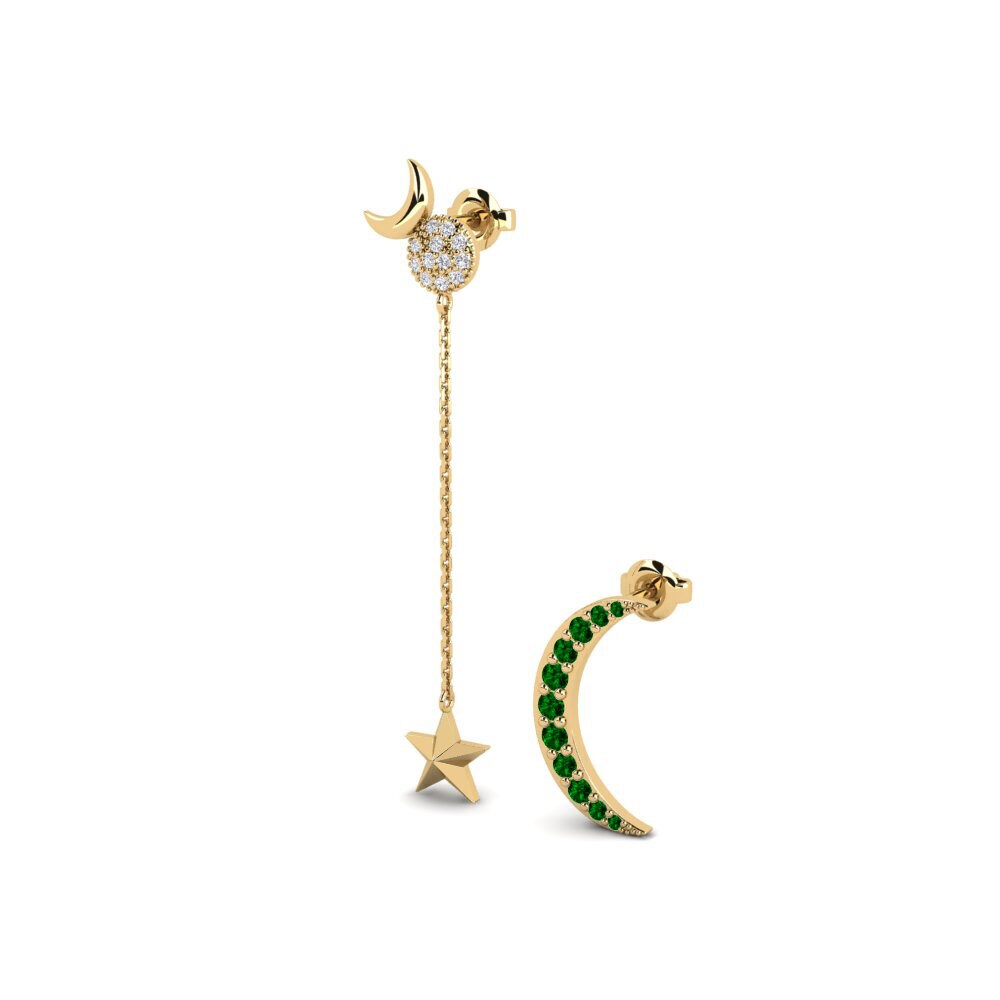 Circonita Verde Pendiente de mujer Tulosy - SET