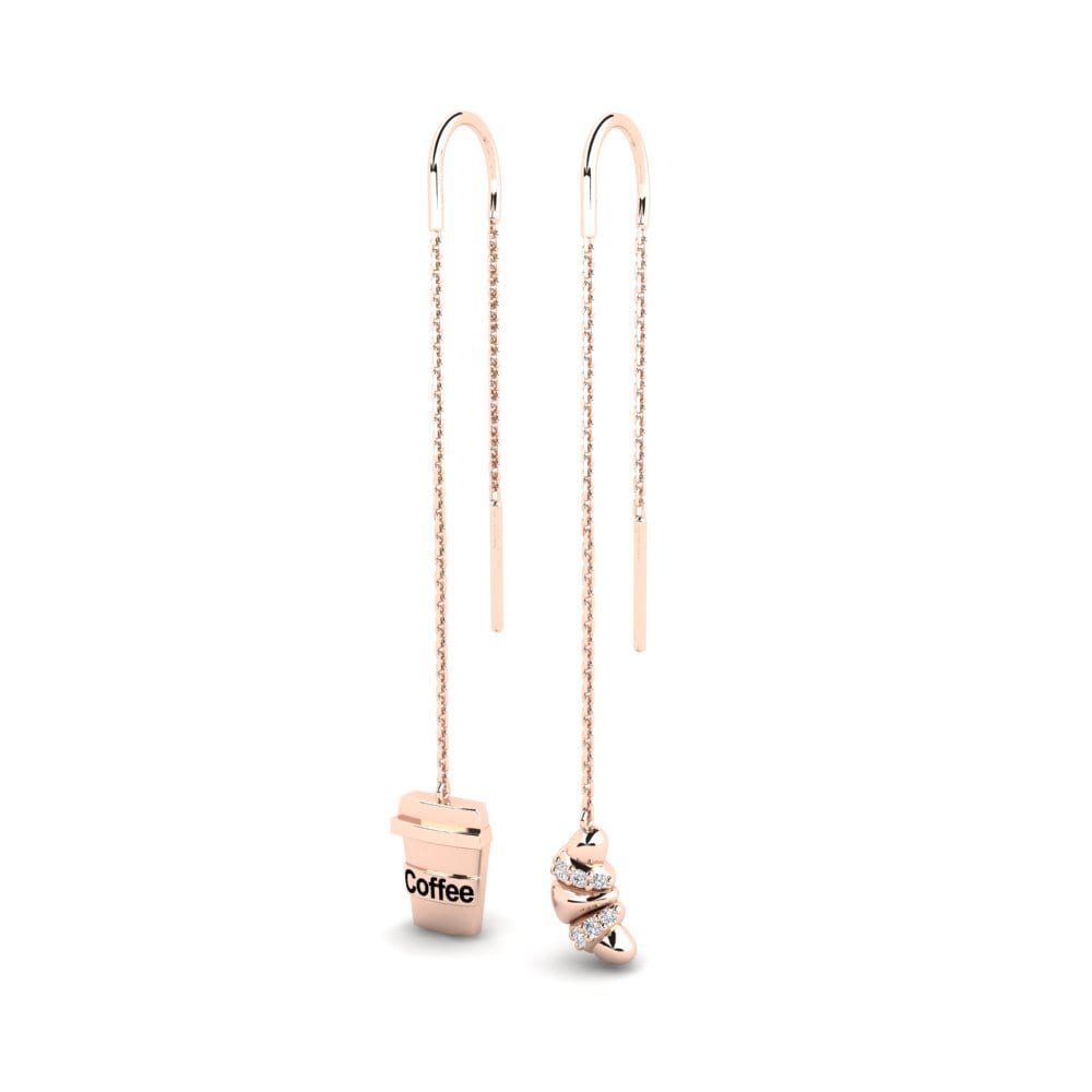 9ct Rose Gold Women's Earring Ubuhlobo