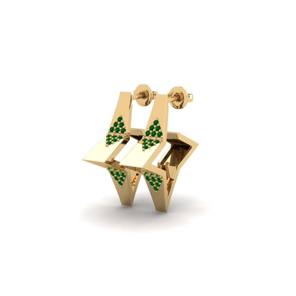 emerald-zirconia Women's ต่างหู Vammala