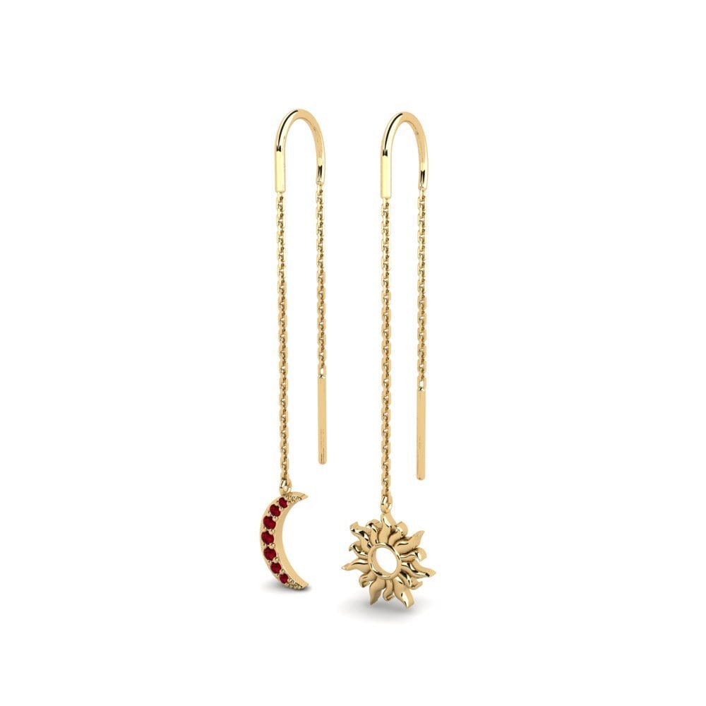 ruby-zirconia Women's ต่างหู Vellykket