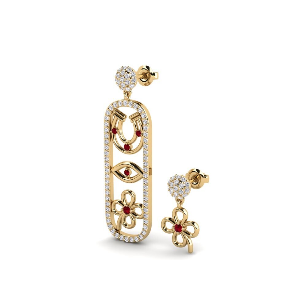 ruby-zirconia Women's ต่างหู Vidisha - SET