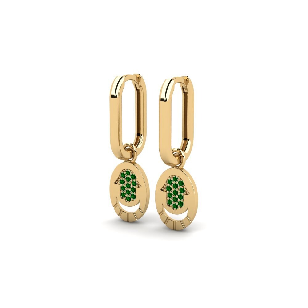 emerald-zirconia Women's ต่างหู Villarica