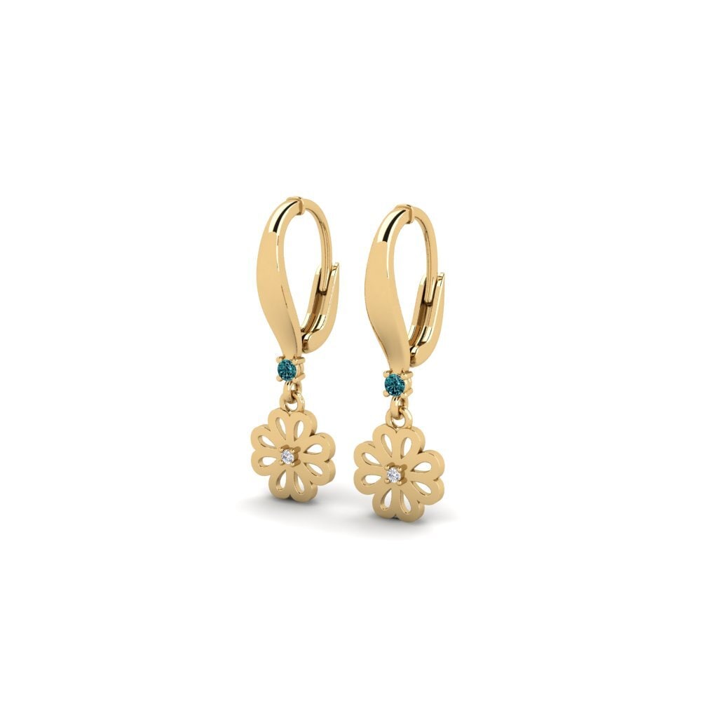 Blue Diamond Women's Earring Virrat