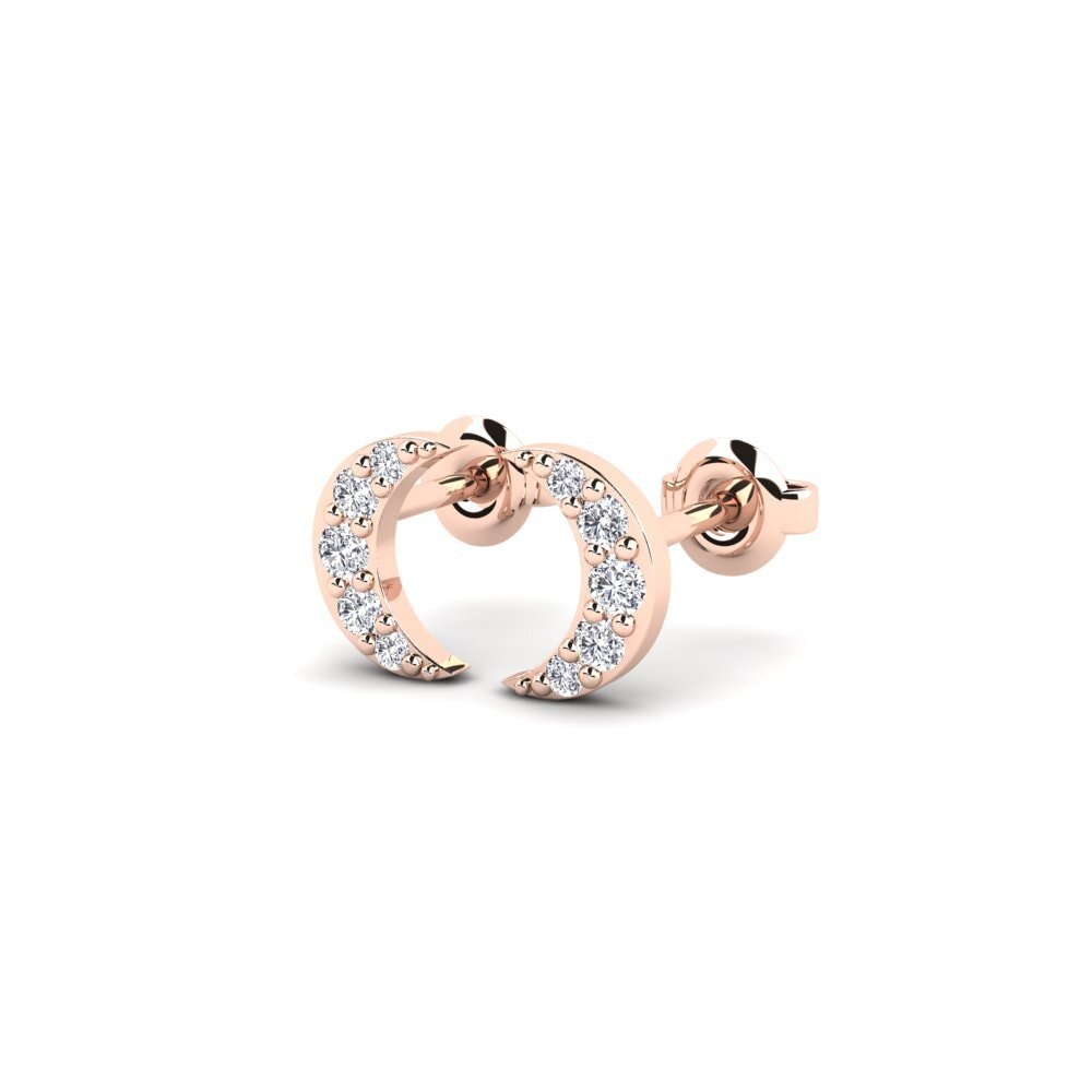 14ct Rose Gold Women's Earring Argenton