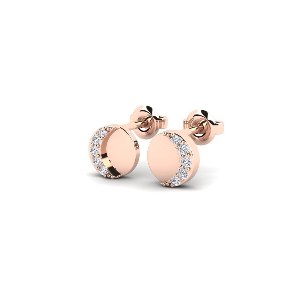 9ct Rose Gold Women's Earring Essonne