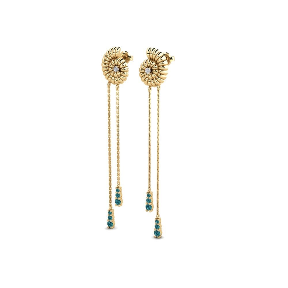 Blue Diamond Women's Earring Herwer