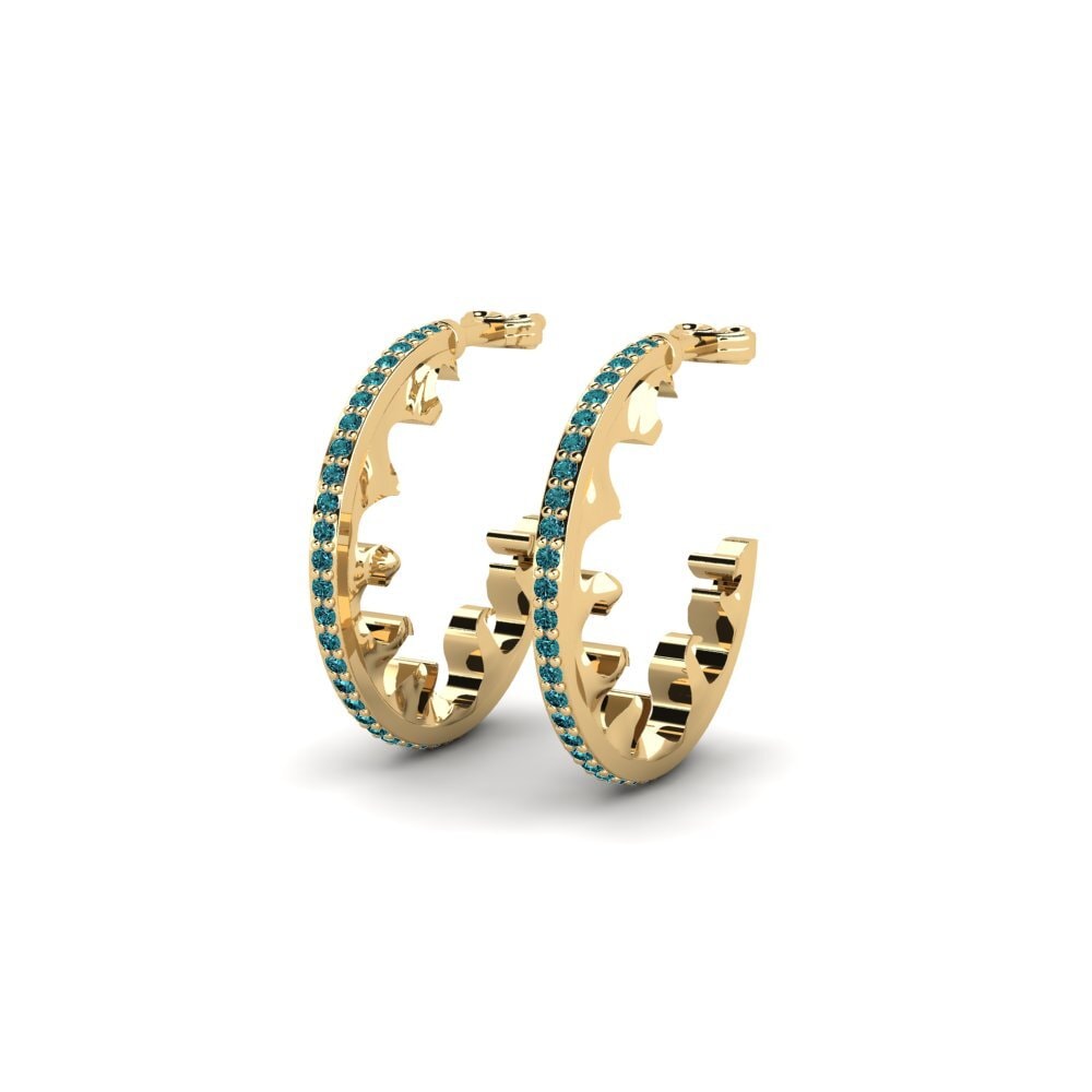 Blue Diamond Women's Earring Memories