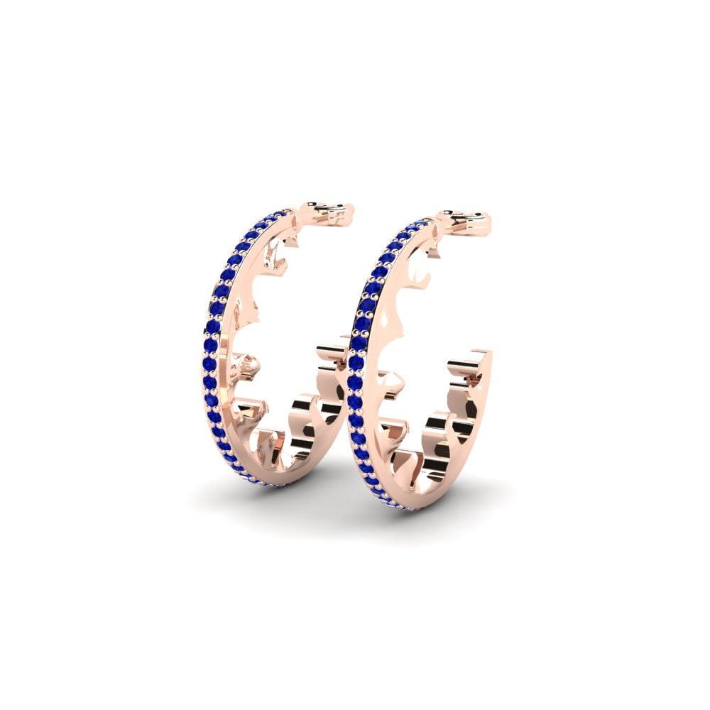 9ct Rose Gold Women's Earring Memories