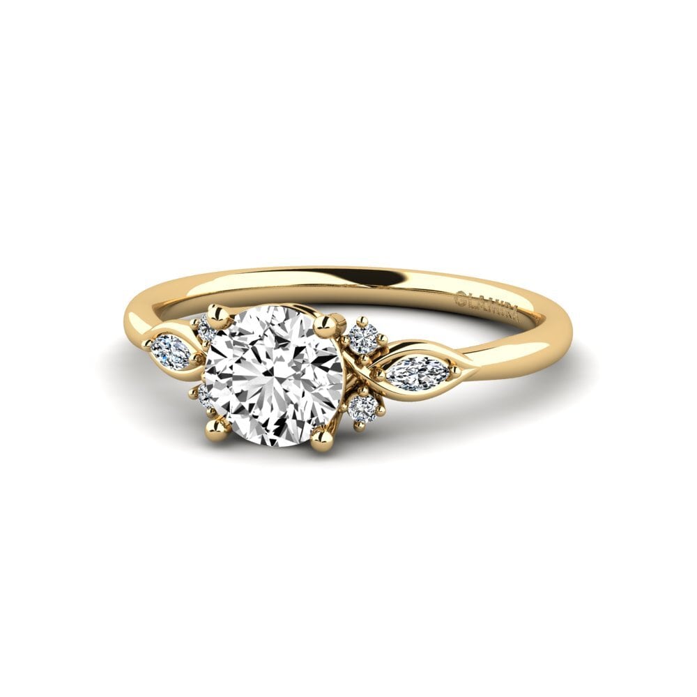 Moissanite Engagement Ring Gisu - Round