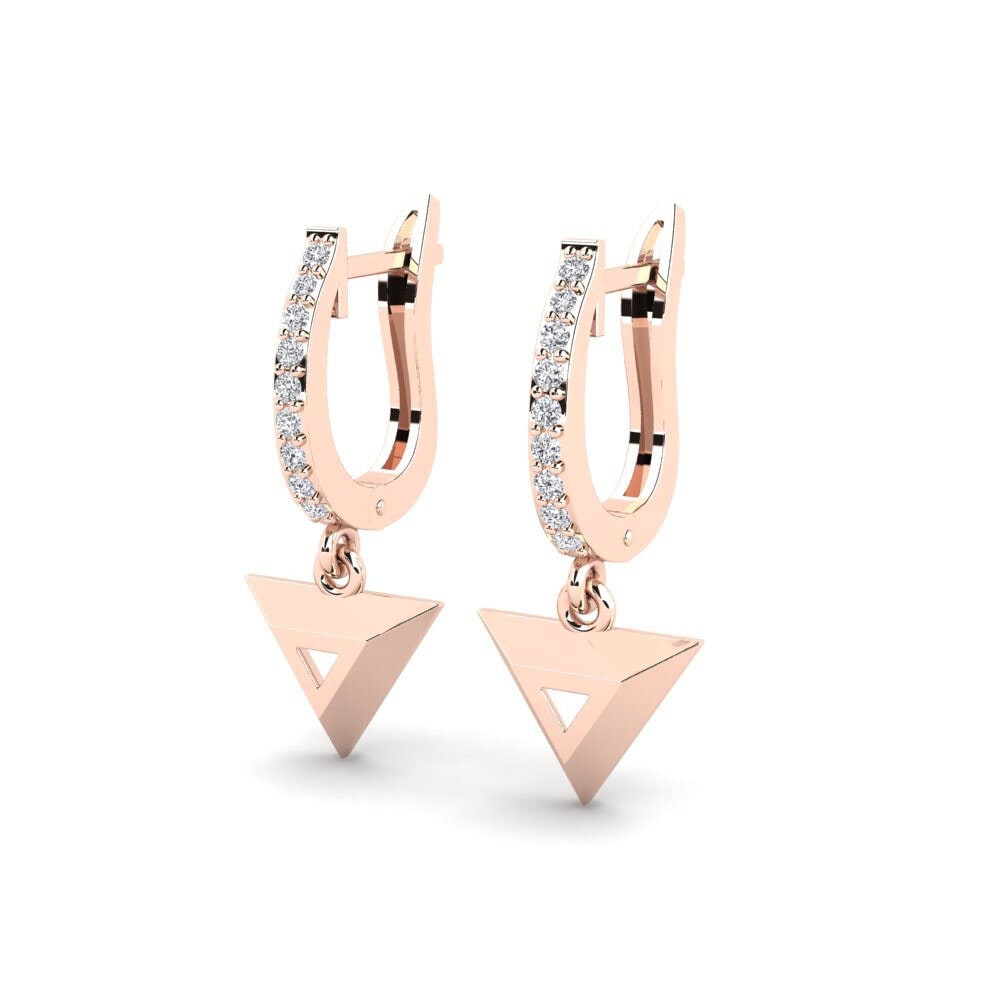 14k Rose Gold Women's Earring Havering
