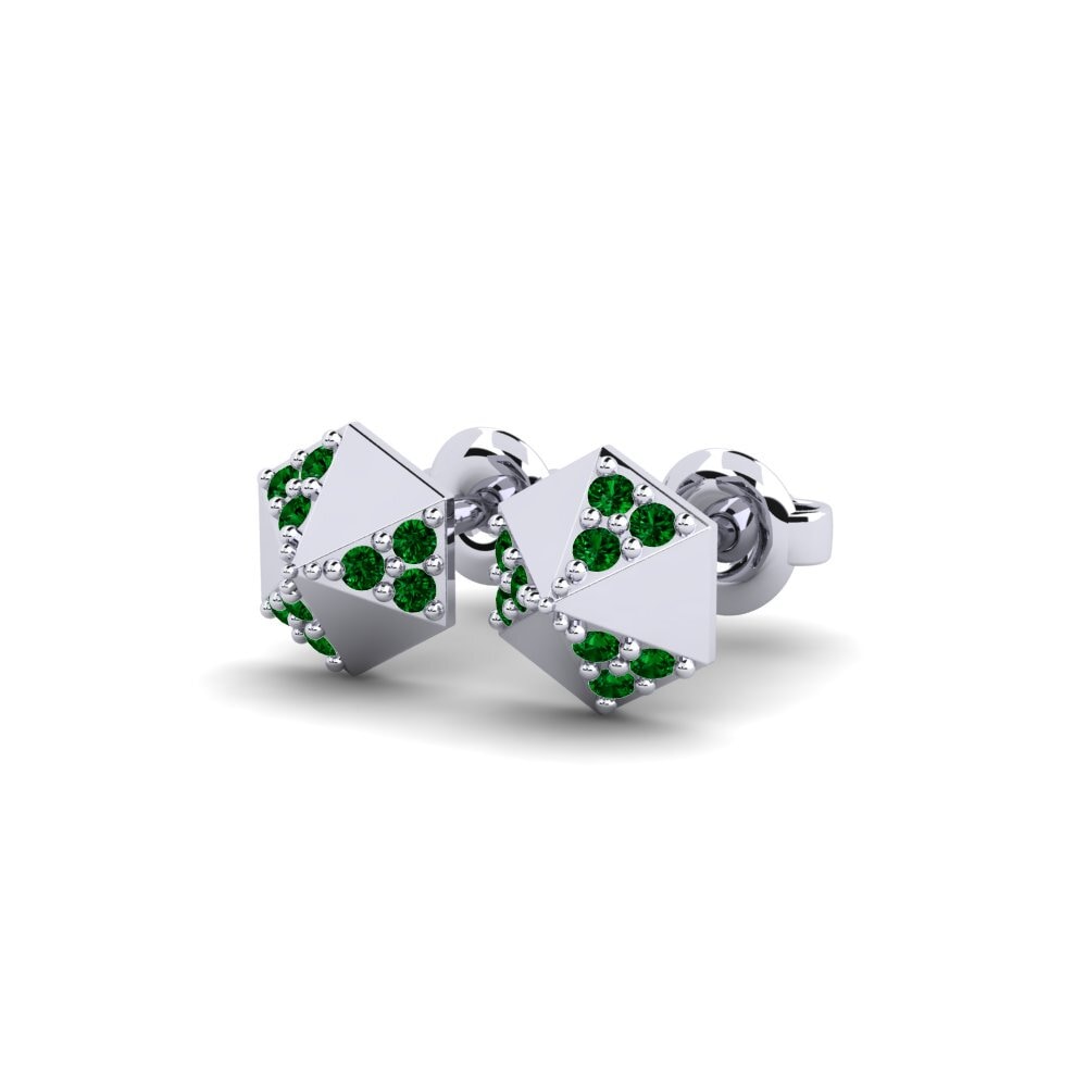 Paladio Circonita Verde Pendiente de mujer Hedle