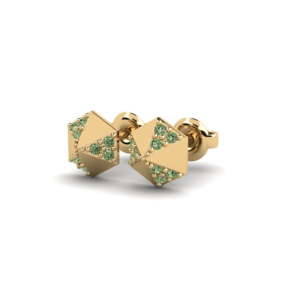 Grüner Diamant Damen ohrring Hedle