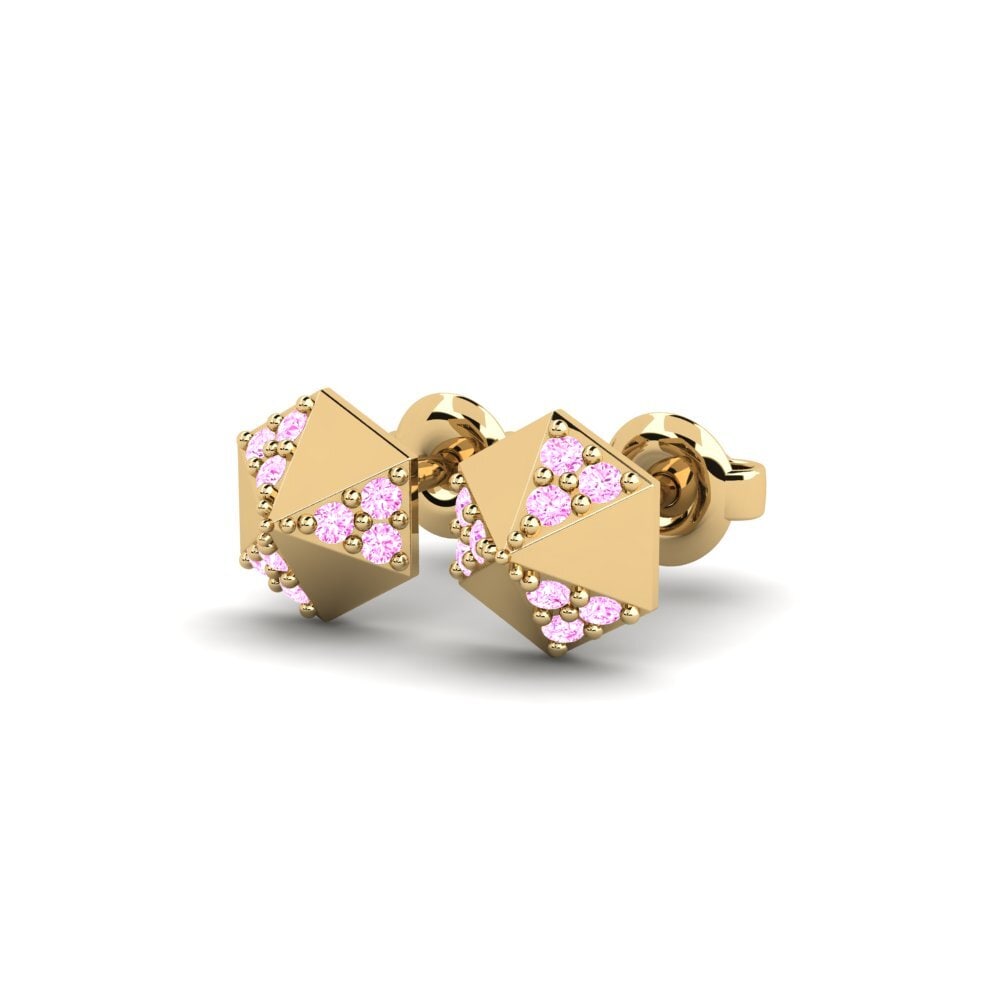 Rosa Saphir Damen ohrring Hedle