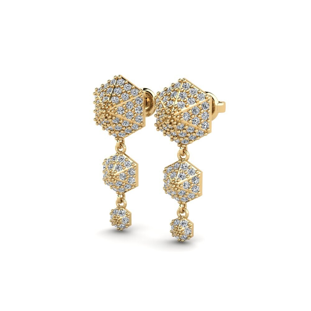 Zirconia Women's Earring Kuragura