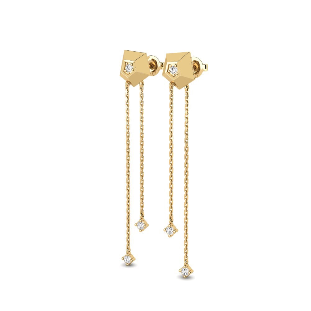 Moissanite Brincos Feminino Messiere
