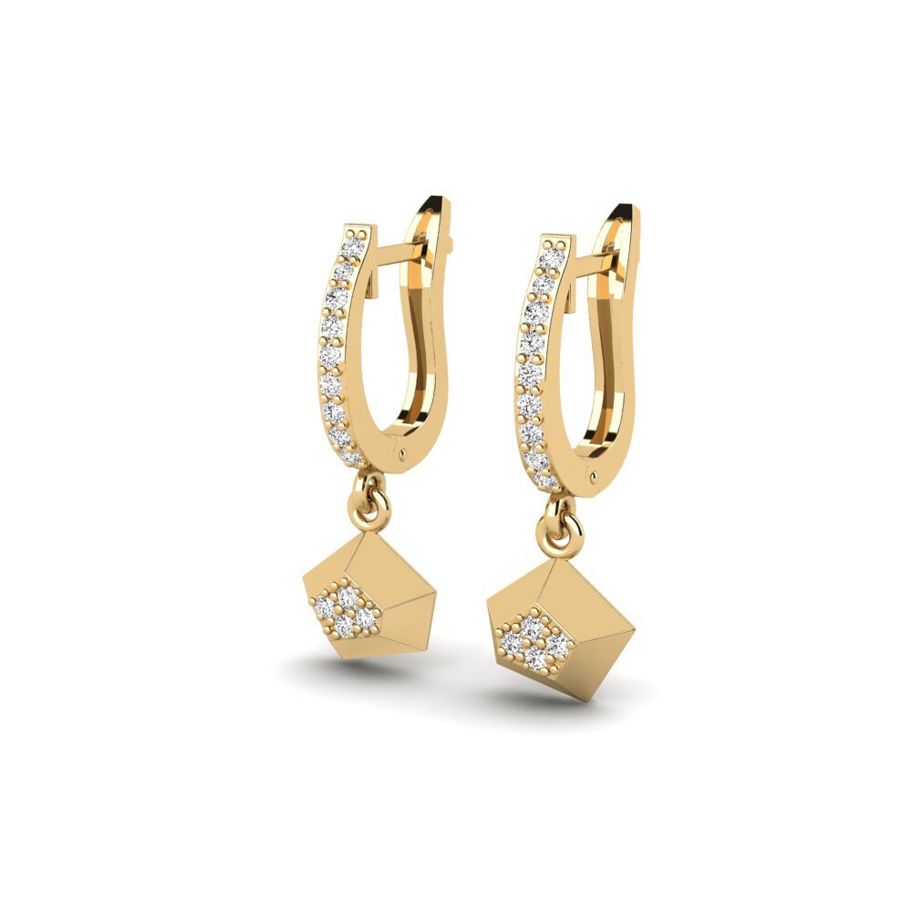 Moissanite Brincos Feminino Meteorid