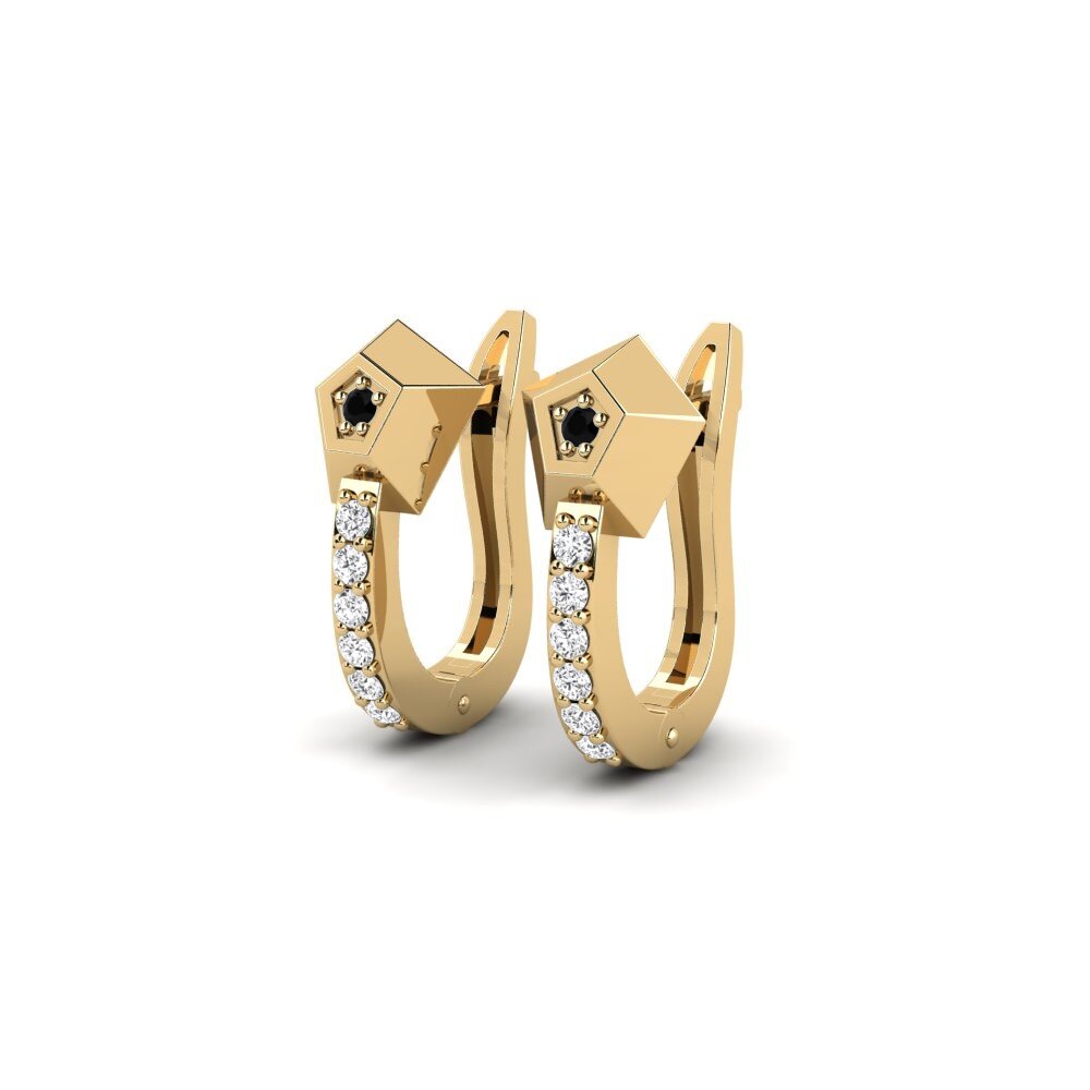 Nilam Hitam Anting-anting wanita Quasar