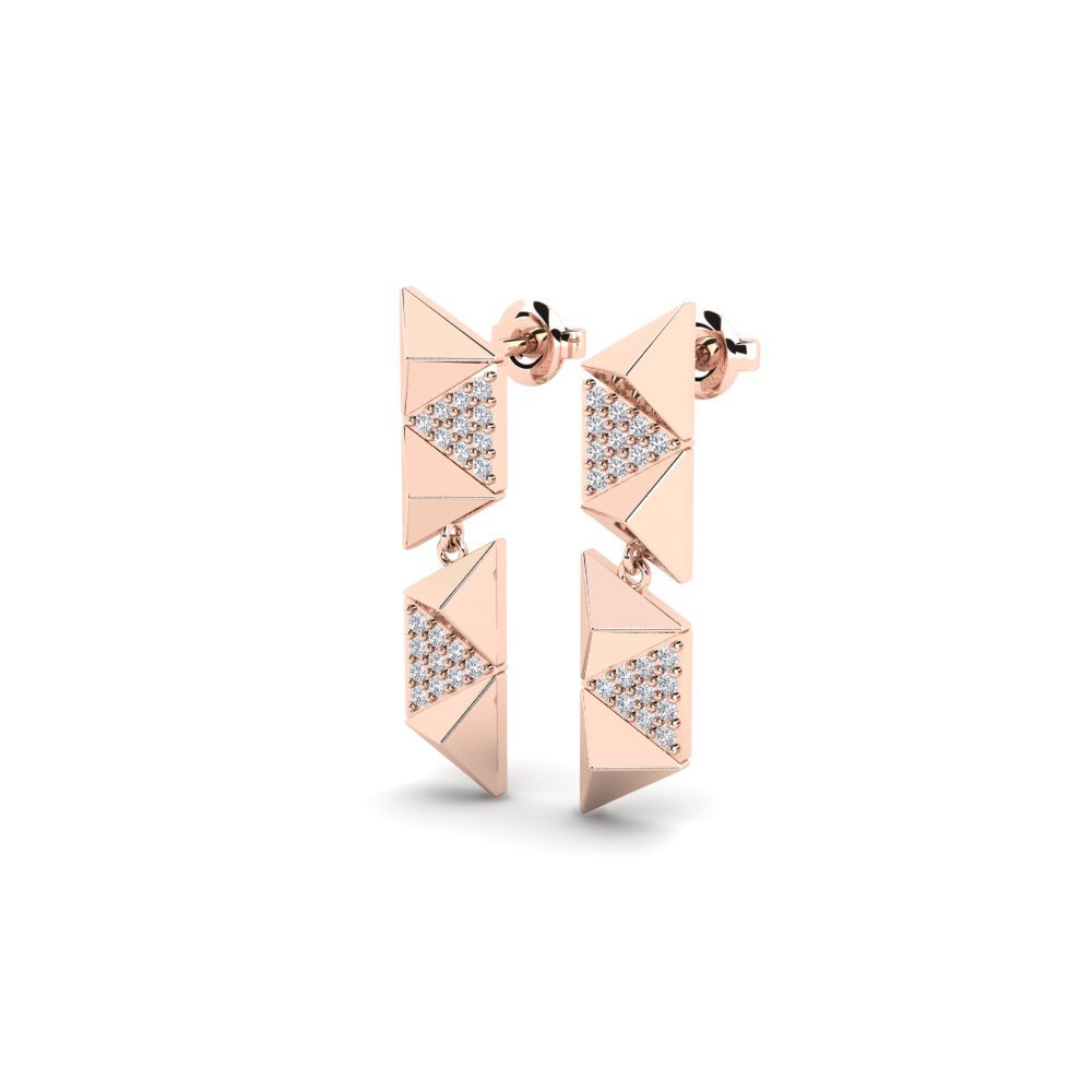 14k Rose Gold Women's Earring Robsart