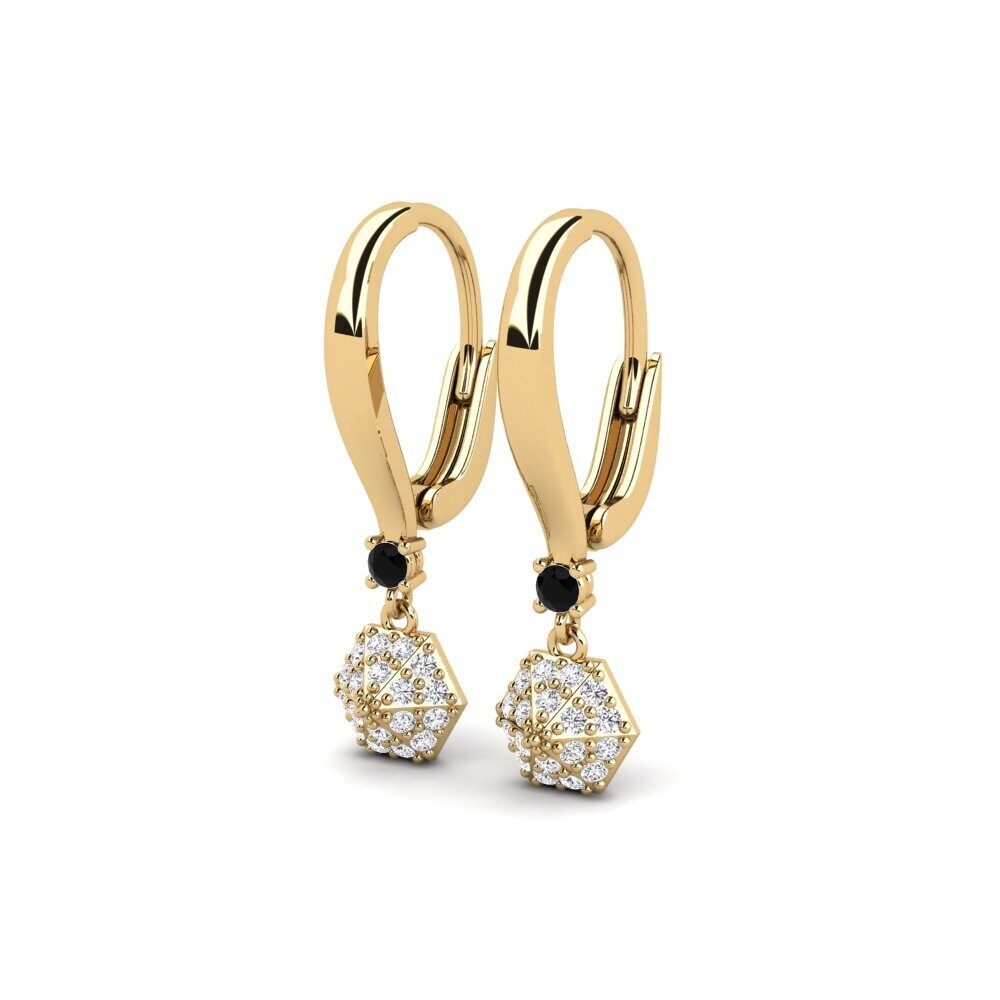 Nilam Hitam Anting-anting wanita Savienots