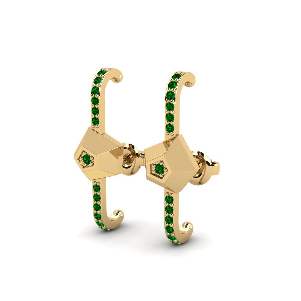 Green Zirconia Women's Earring Antarctic