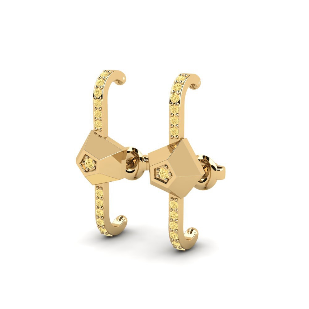 Yellow Diamond Women's Earring Antarctic