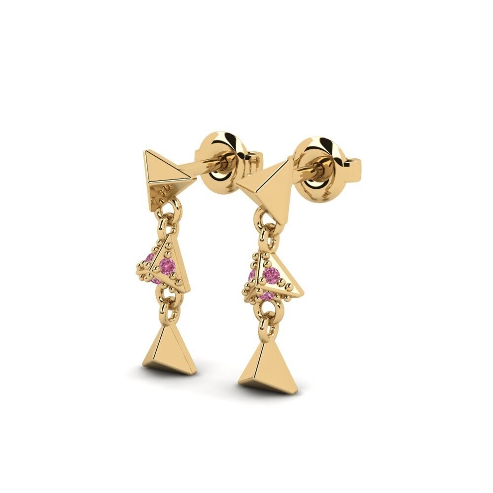 Granate Rhodolite Pendiente de mujer Briset - A