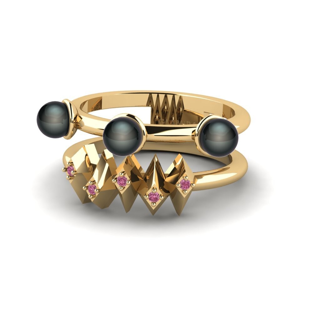 Granate Rhodolite Anillo Cavalla