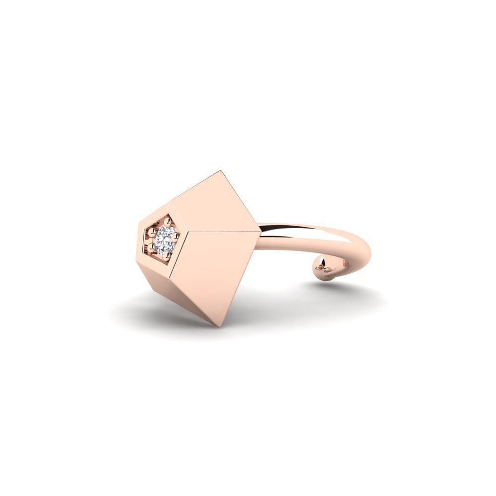 14K Rood Goud Dames Oorbellen Centavri