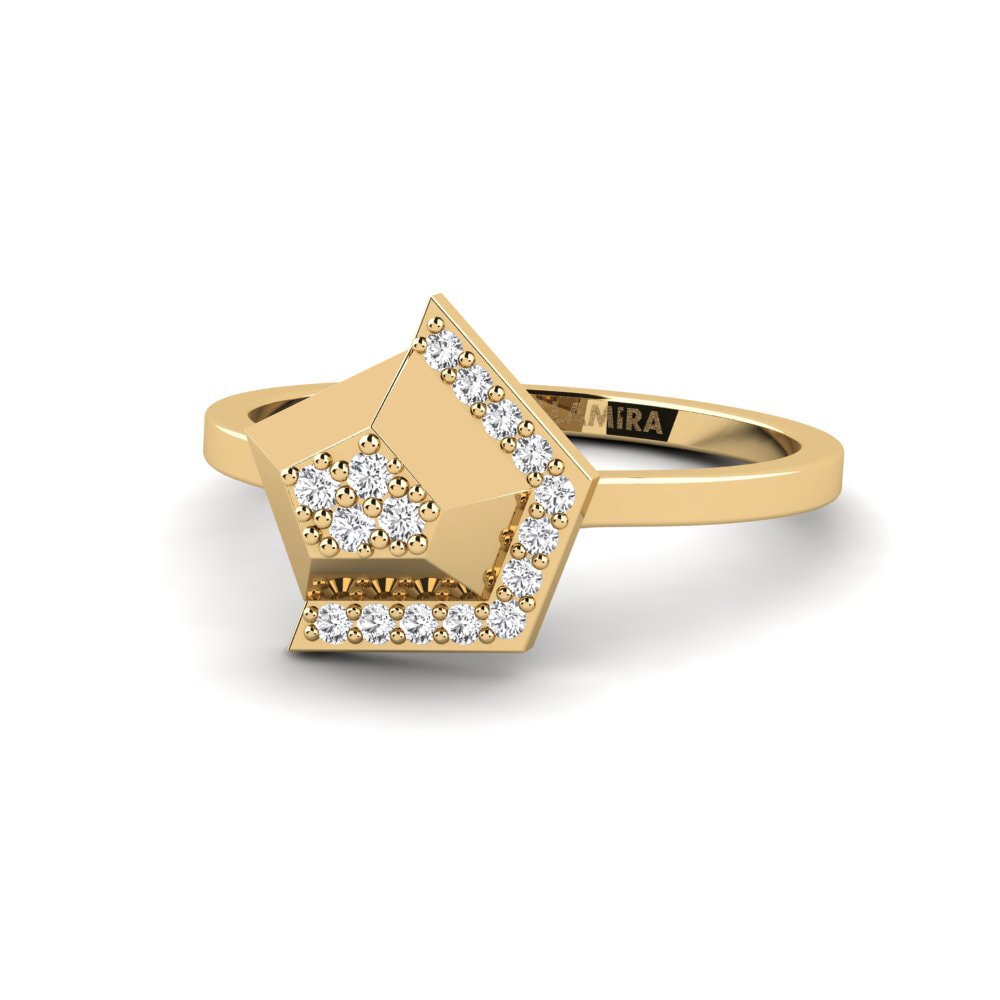 Saphir Blanc Bague Chromosp