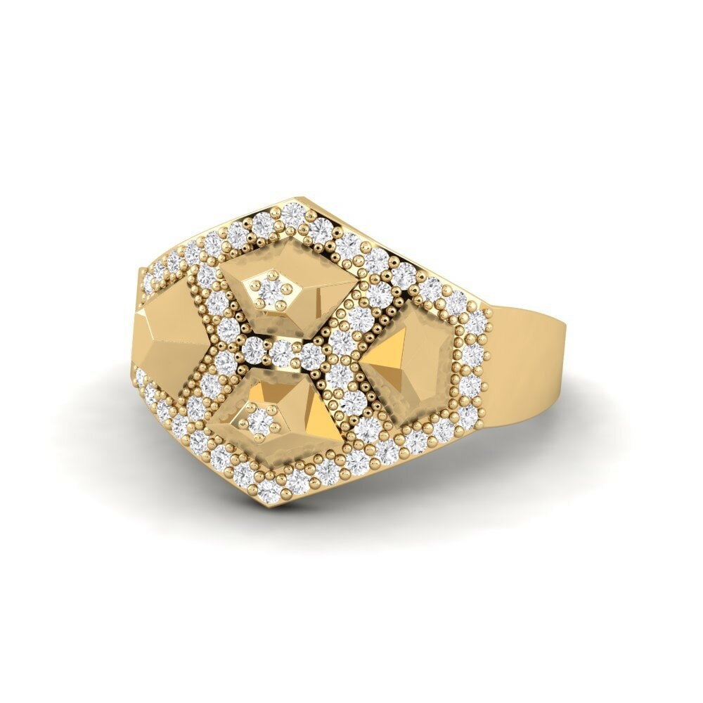 Saphir Blanc Bague Copernican