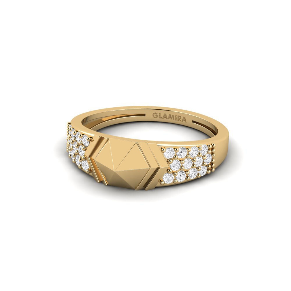 Saphir Blanc Bague Gennia