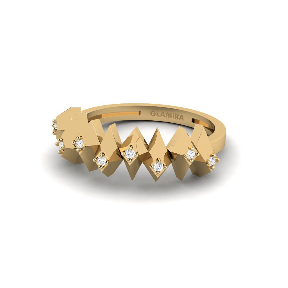 Saphir Blanc Bague Lukuga