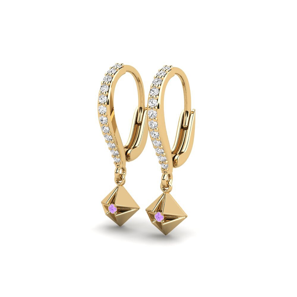 อเมทิสต์ Women's ต่างหู Maydan